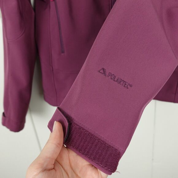 Patagonia Adze Soft Shell Polartec Full Zip Jacket Womens Size Small Purple - Picture 2 of 13